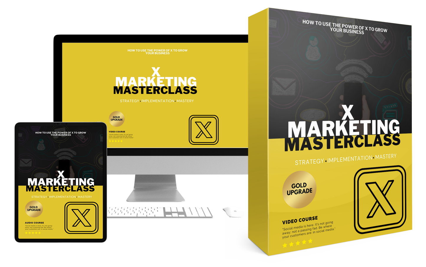 X Marketing Masterclass Video Upgrade