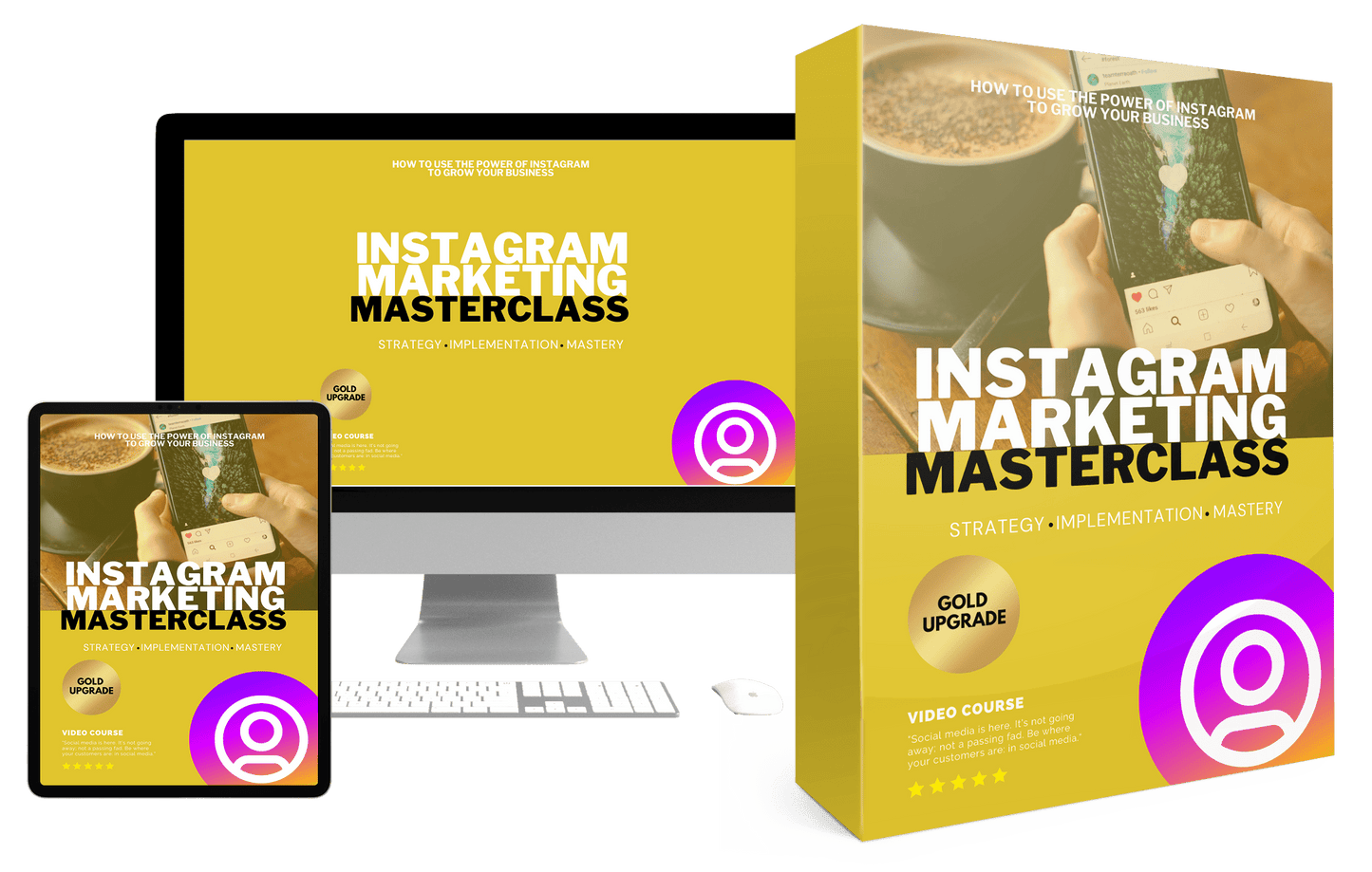 Instagram Marketing Masterclass Video Upgrade